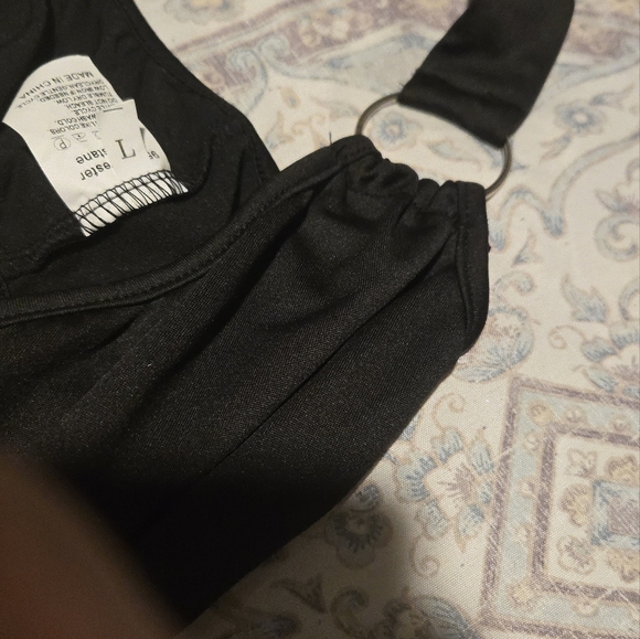 Black Sexy Cut out Jumpsuit Size L - Picture 3 of 5